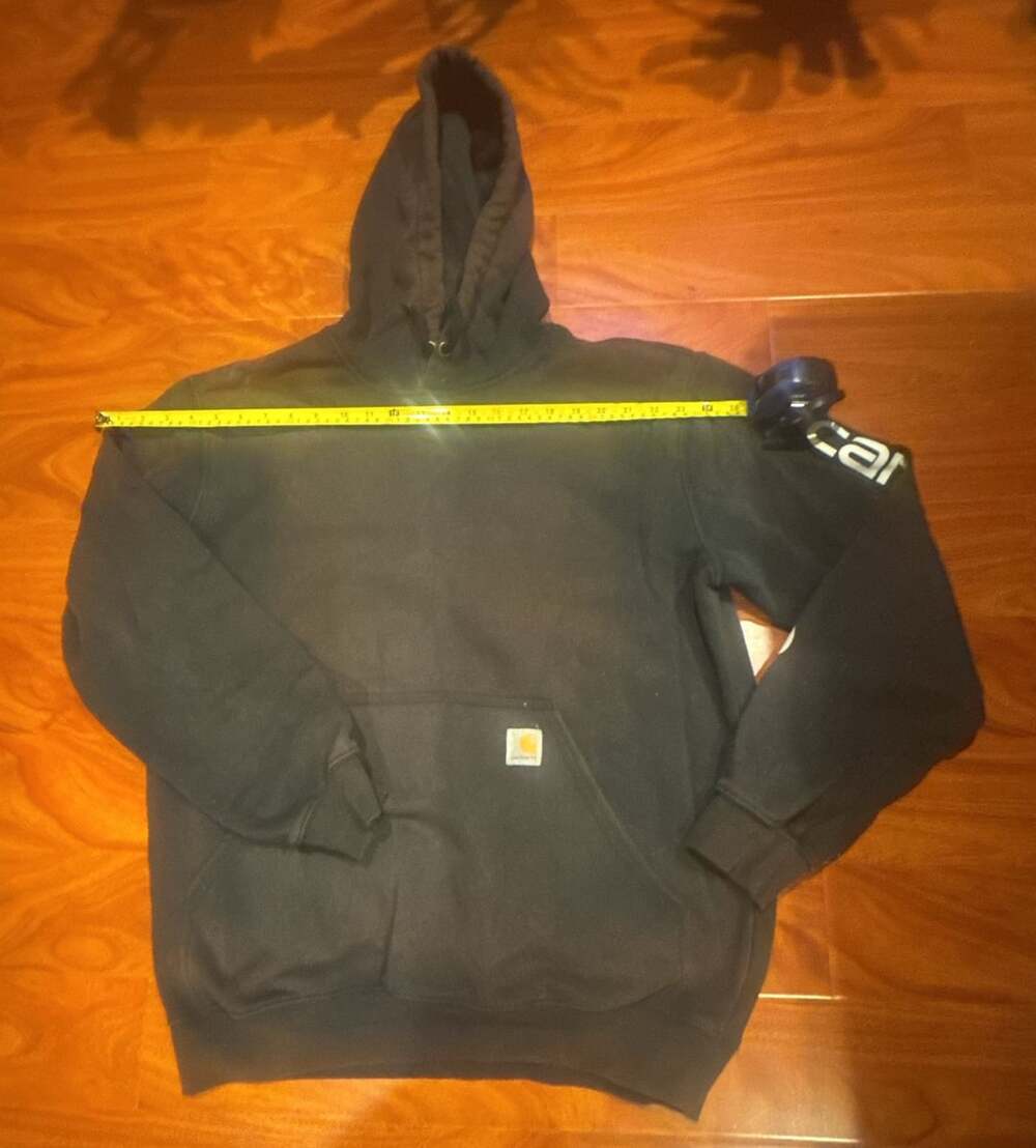 Carhartt Men's  Loose Fit Midweight Sleeve Logo Graphic Hoodie Medium